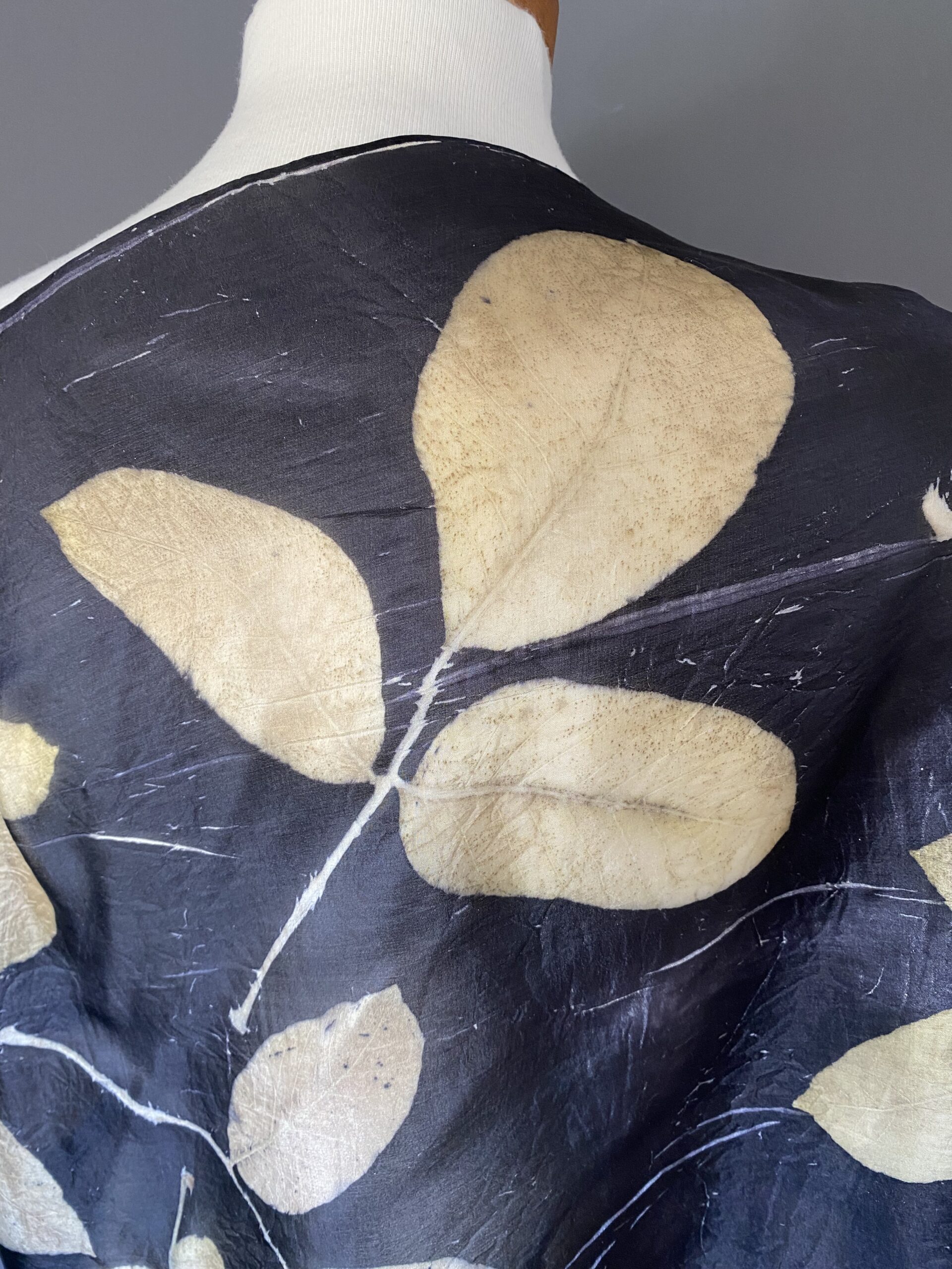 Black beauty on silk